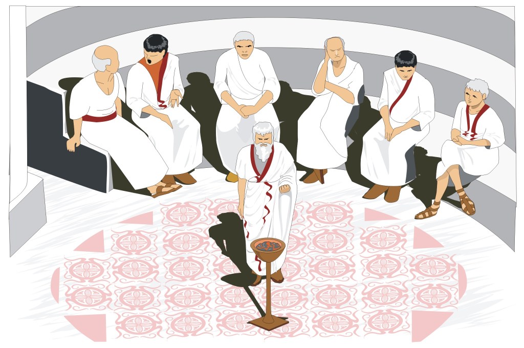 Escena tipus del Senat de Roma