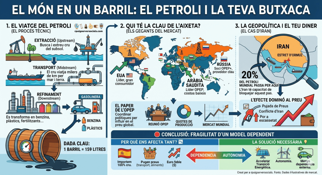 Tema de la setmana | El món en un barril i per què el conflicte a l’Iran encareix la teva vida?